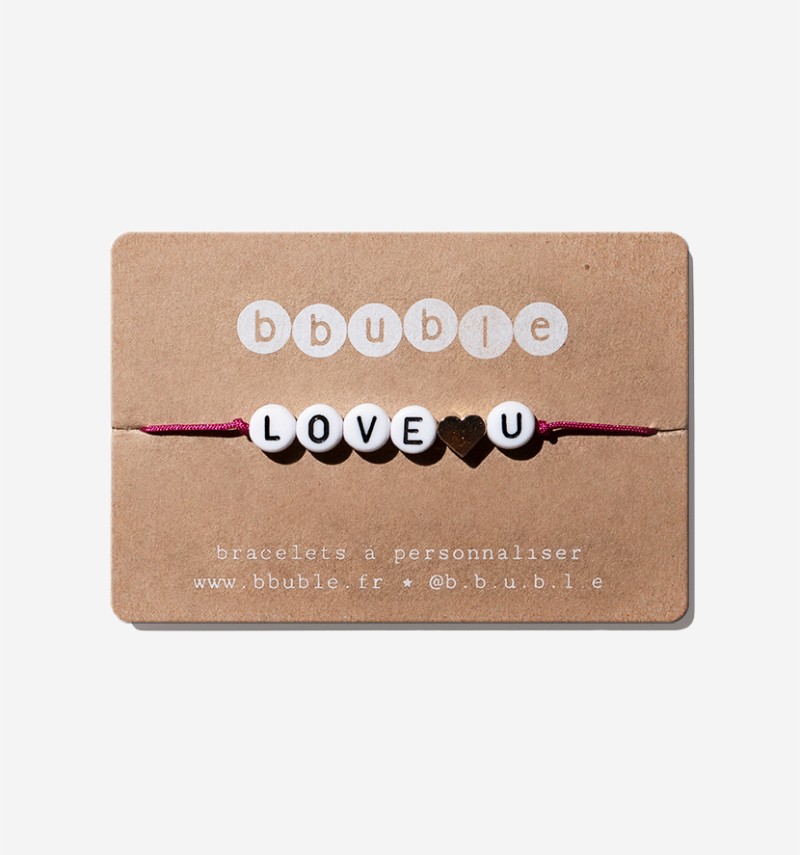 iconic women's bracelet "love♡u"