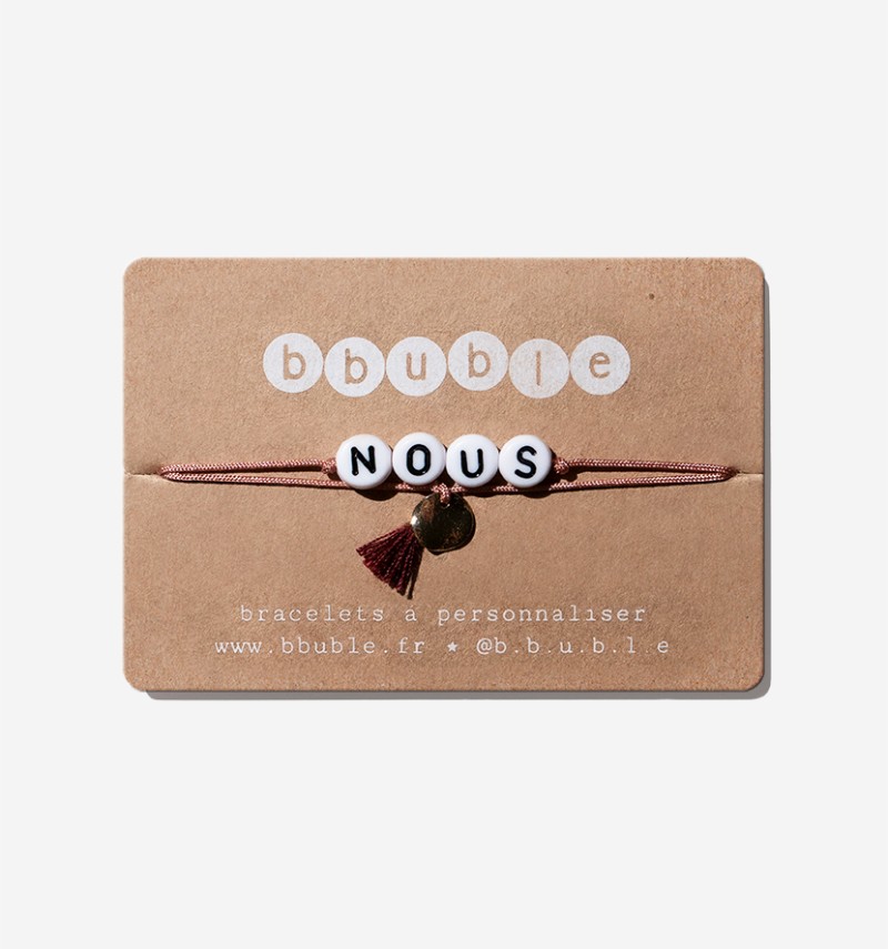 iconic women's bracelet "nous" sequined medal iconic women's bracelet "nous" sequined medal