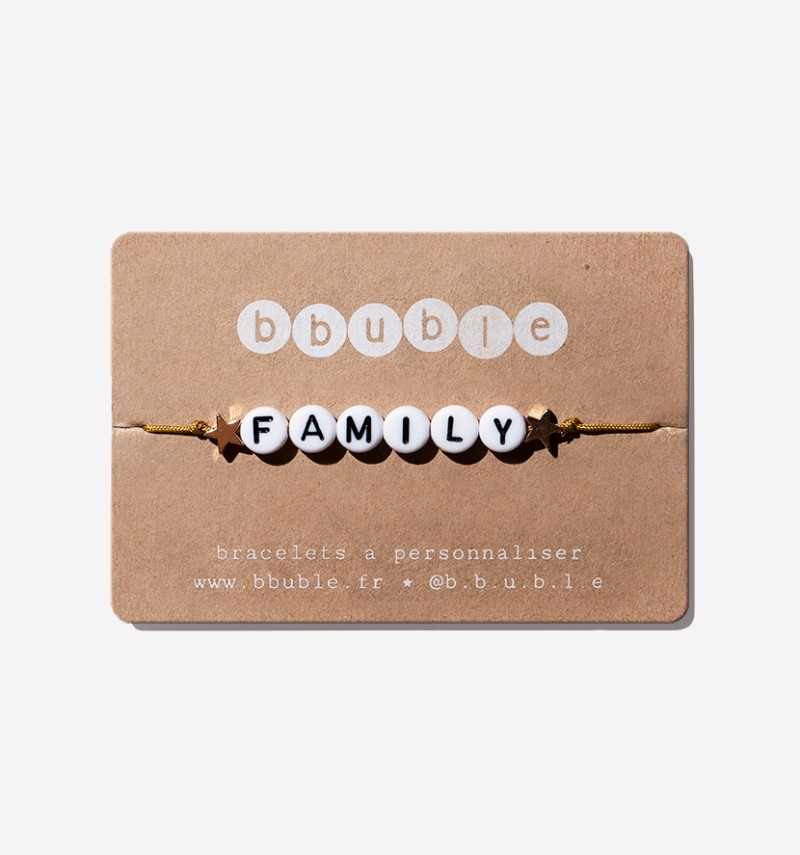 iconic children bracelet "☆family☆"