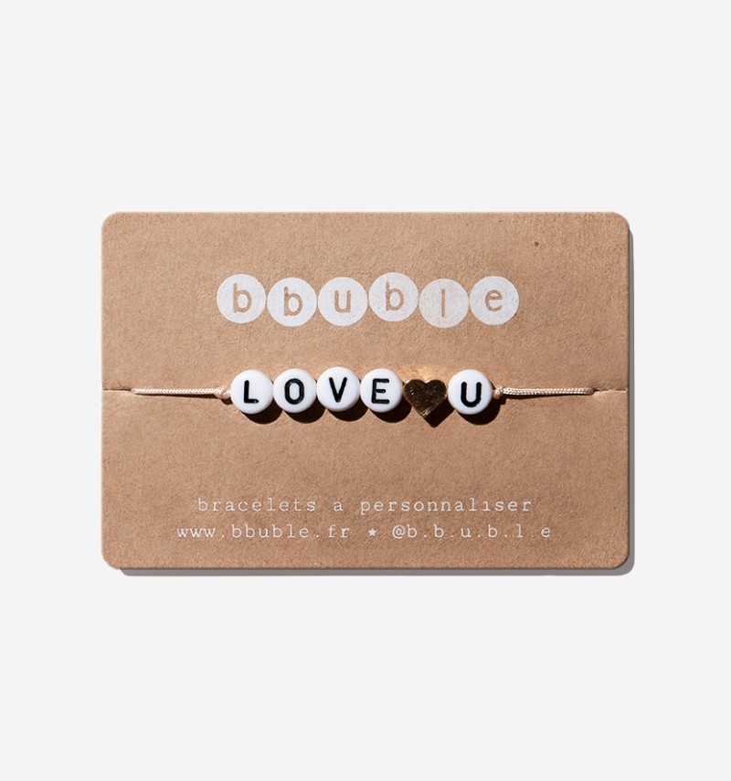 iconic children bracelet "love♡you"