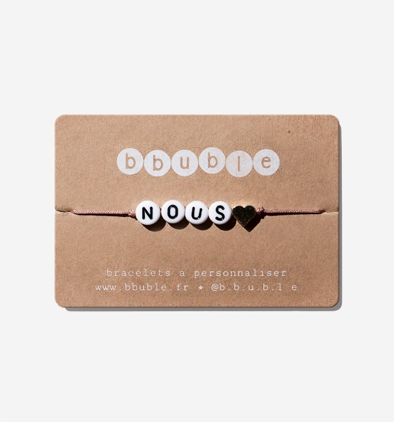 bracelet enfant iconique "nous♡"