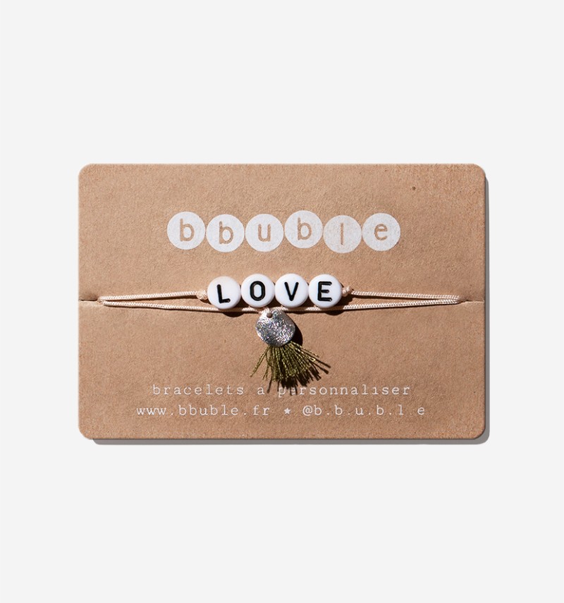 children bracelet "love" sequined medal children bracelet "love" sequined medal