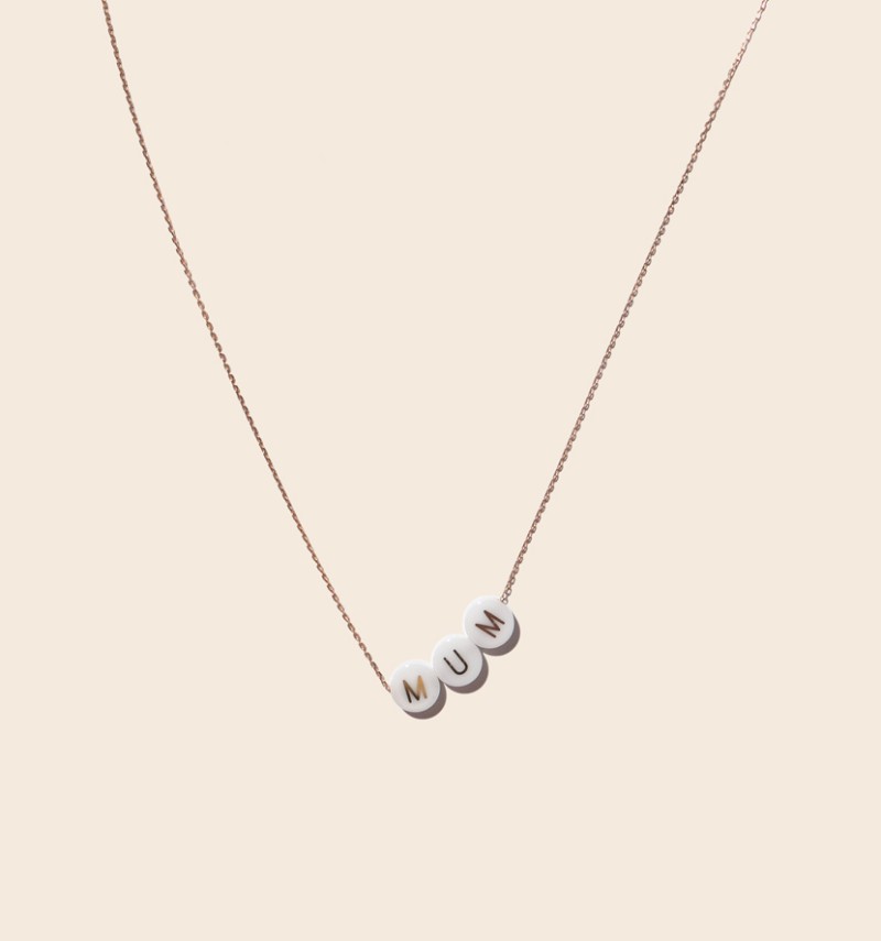 collier très précieux "mum"