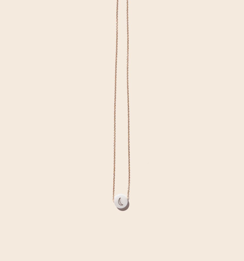 very precious "moon" necklace