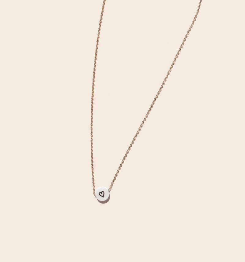 collier précieux "coeur"