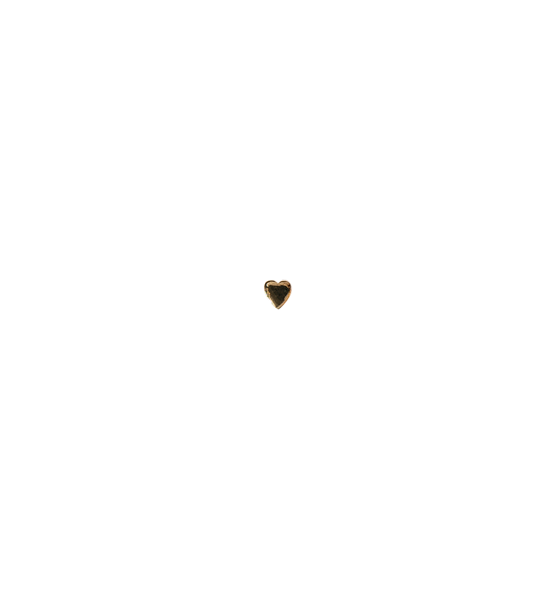 Pampille Coeur Or jaune 18 carats