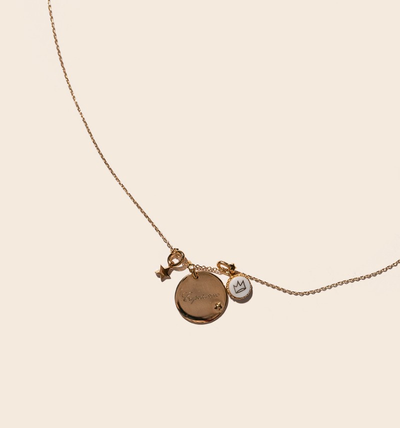 "astrological sign" charms necklace