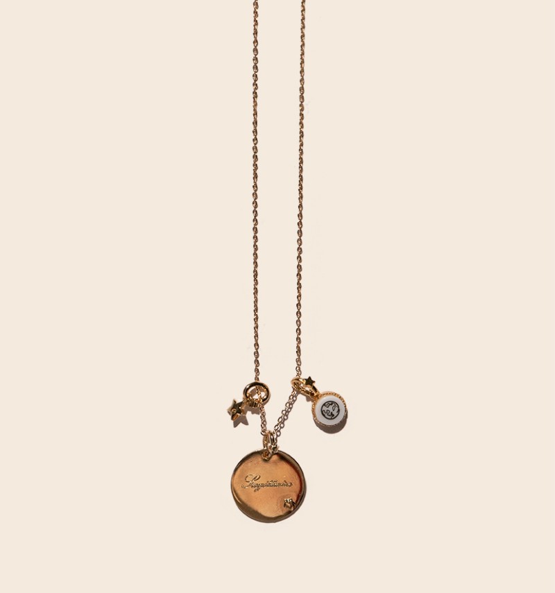 "astrological sign" charms necklace