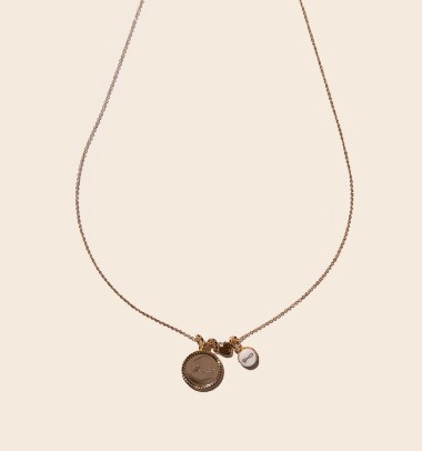 collier charms "maman"