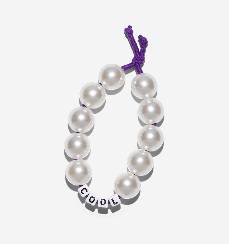 bracelet maxi perles "cool"