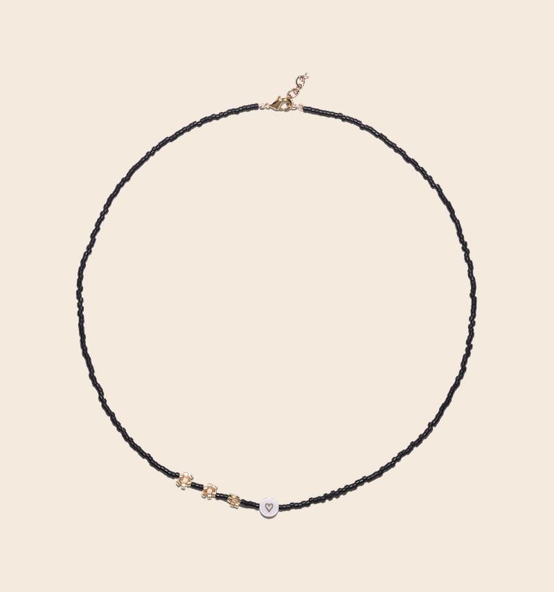 collier précieux fleurs À PERSONNALISER