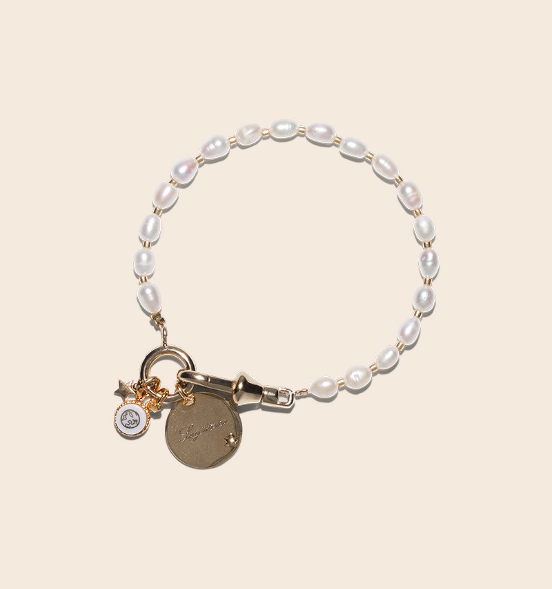 bracelet Ysée avec ses charms "signe astro"