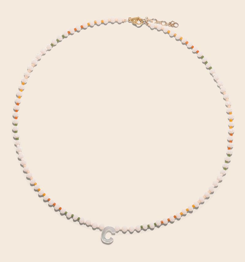 Hélène initial necklace