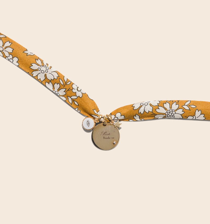médaille à personnaliser sur bracelet Liberty