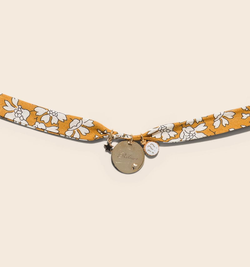 médaille à personnaliser sur bracelet Liberty