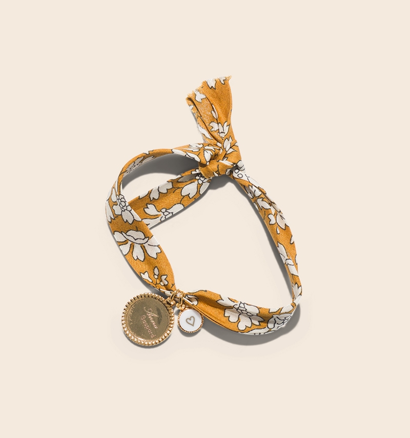 médaille à personnaliser sur bracelet Liberty