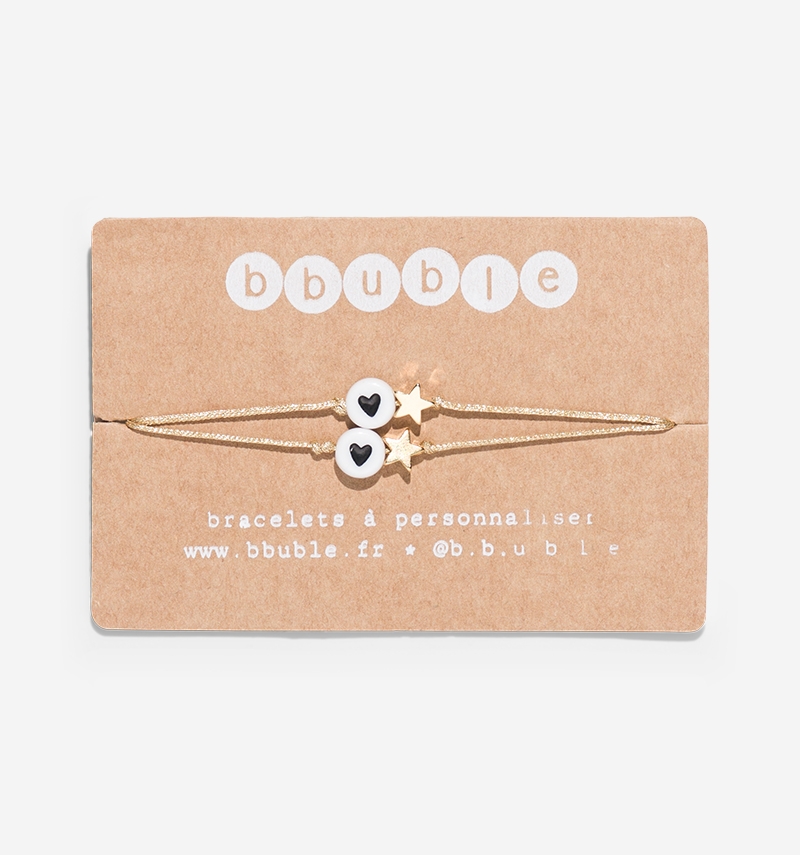 duo de bracelets enfant iconiques "♡☆"