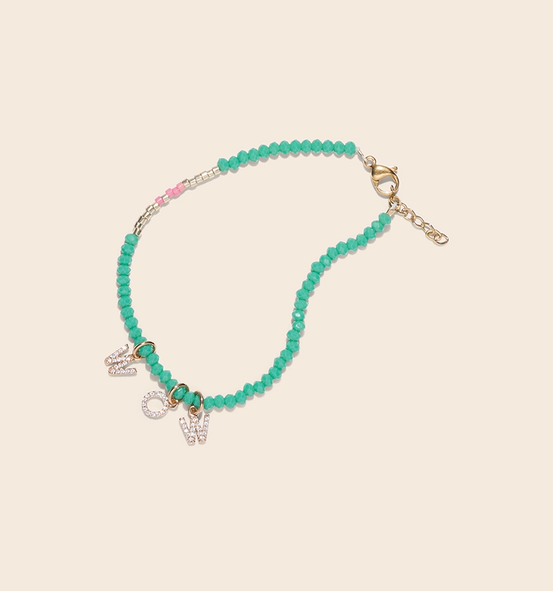 Céleste word bracelet