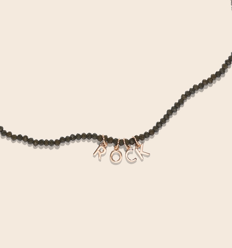 Colette word necklace
