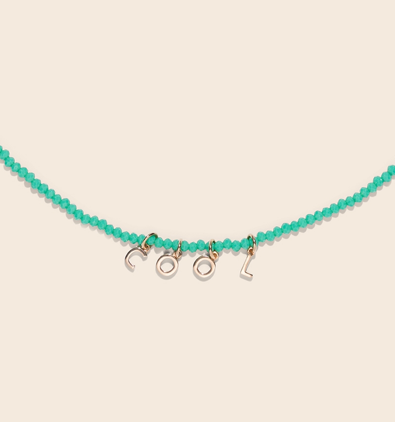 Colette word necklace