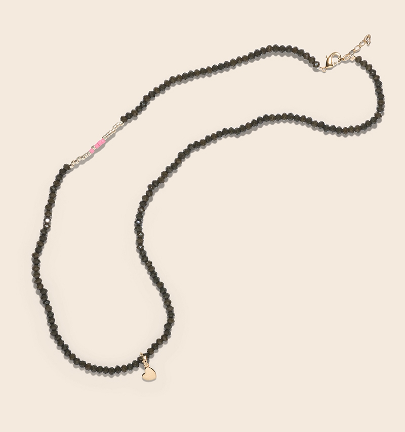 collier Odette coeur