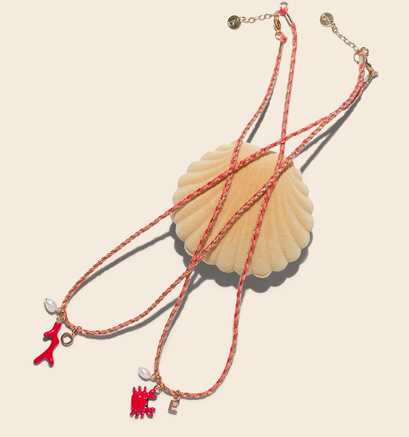 collier cordon "crabe"