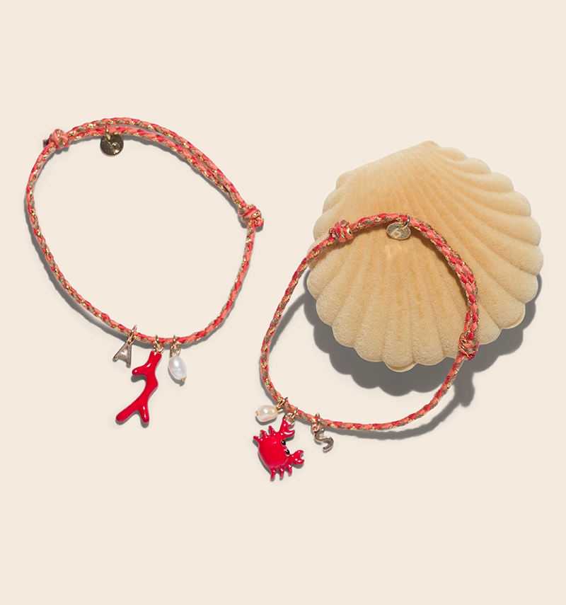 bracelet  "corail"