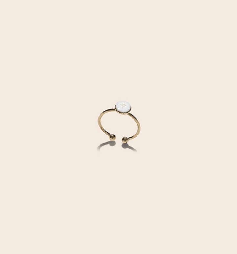bague céramique "signe astro"