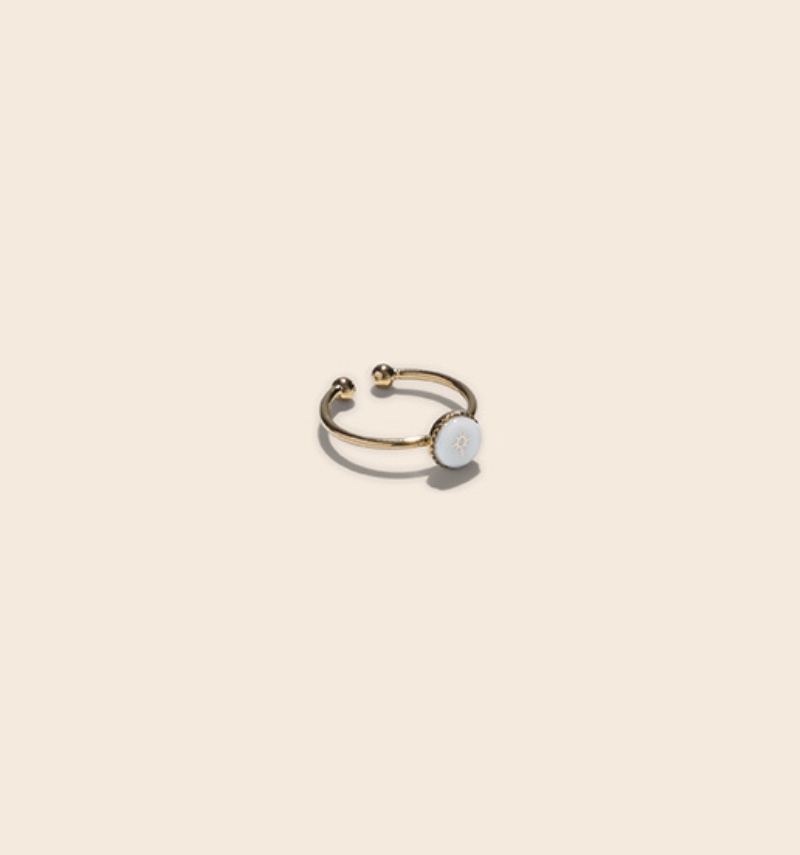 bague céramique "signe astro"