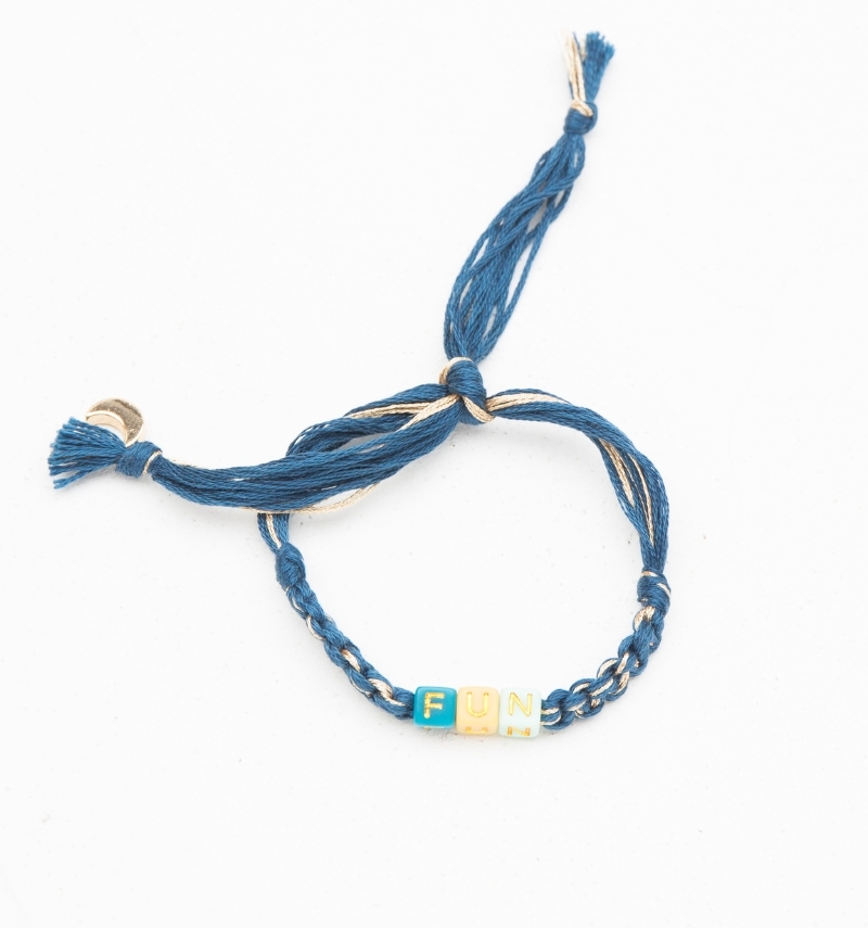 macramé bracelet divine "fun"