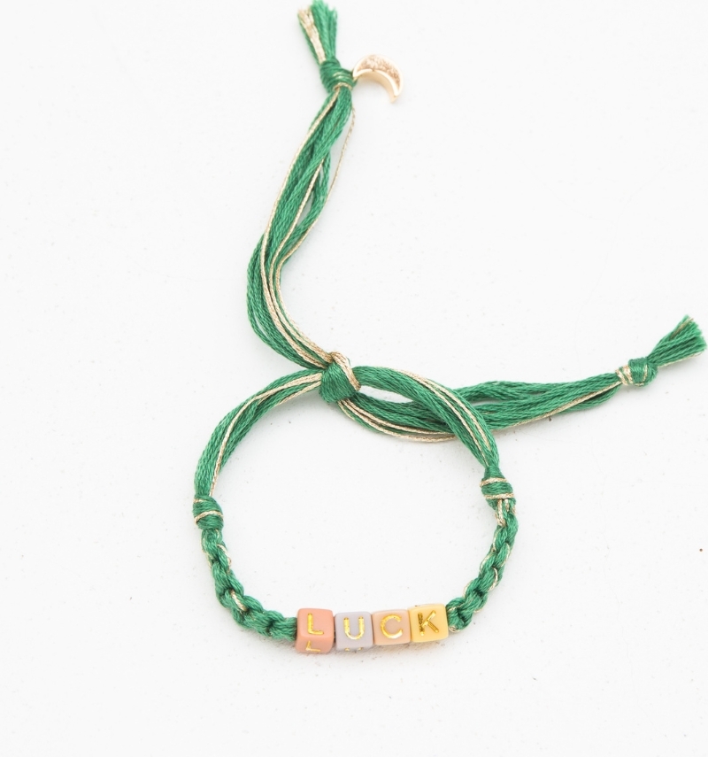 macramé bracelet divine "luck"