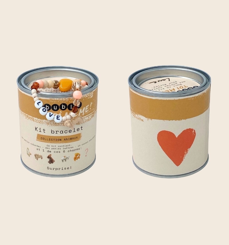 Animals collection bracelet kit to personalize