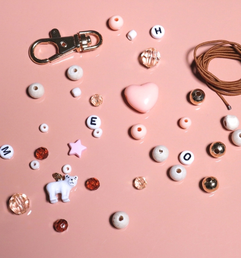 Animal collection key ring kit to personalize