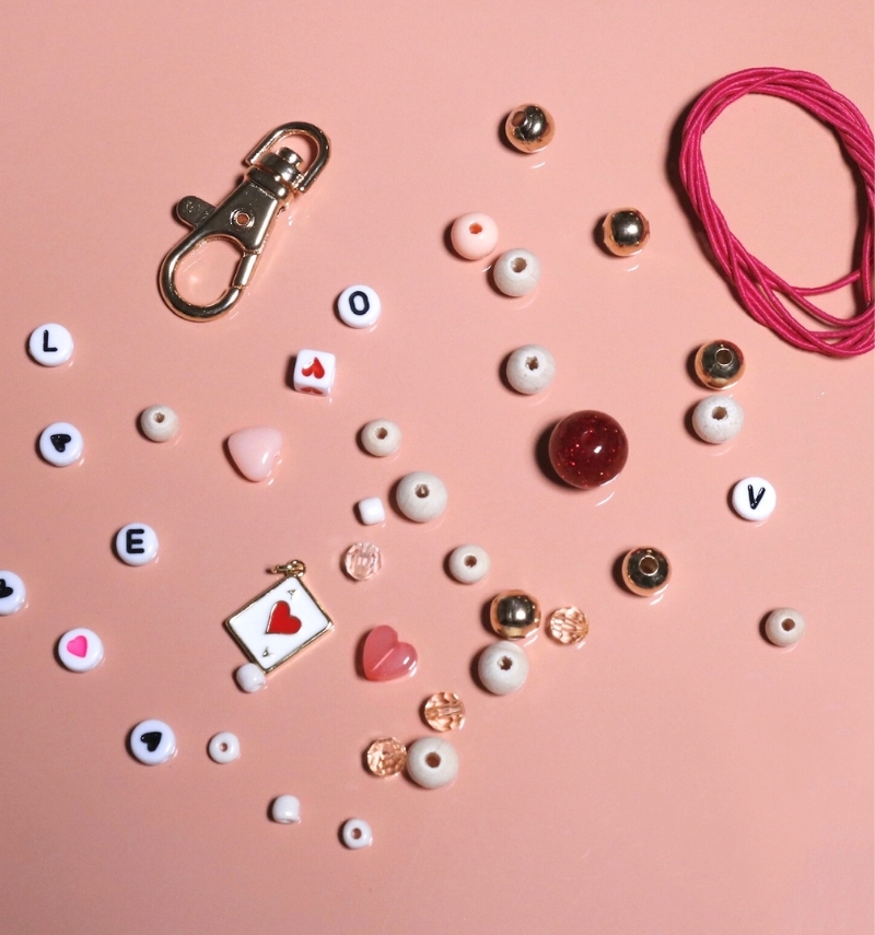 kit porte-clés collection Amour à personnaliser