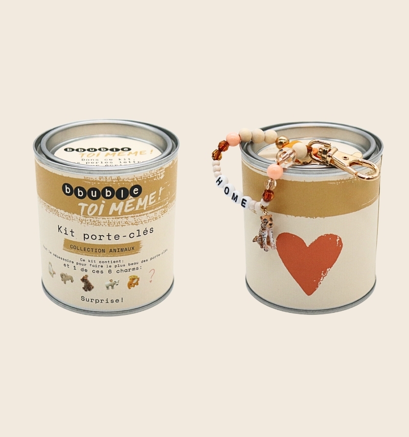 kit porte-clés collection Animaux à personnaliser