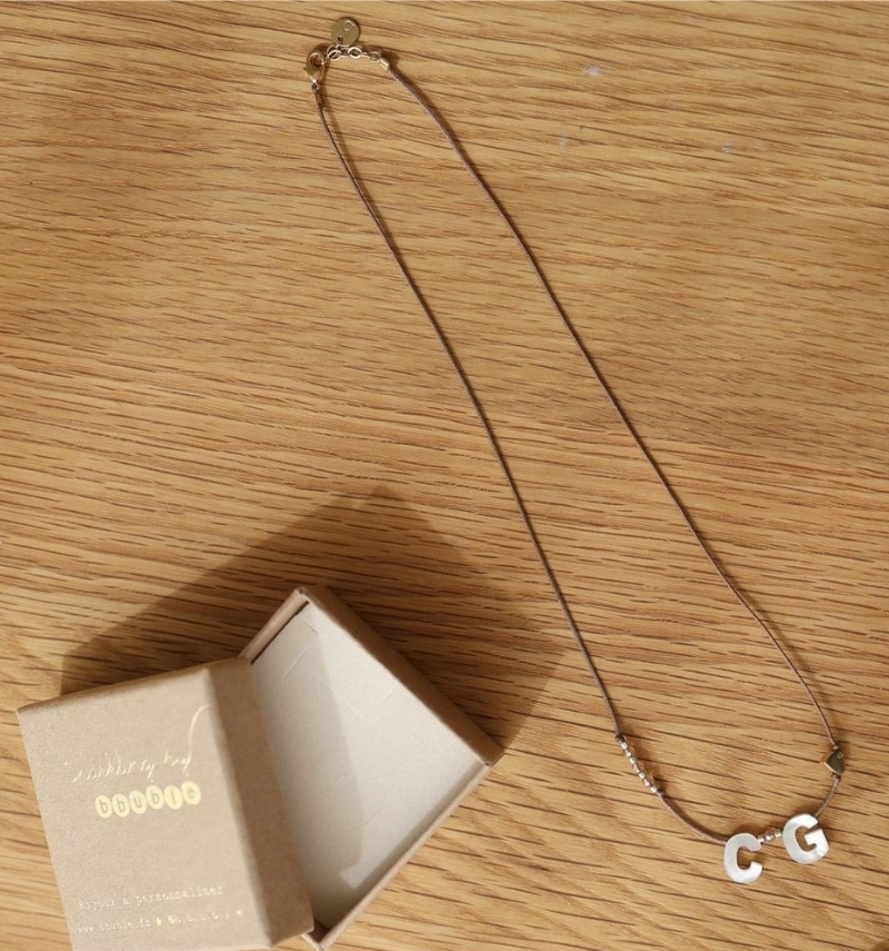 BB necklace — exclusive limited-edition collaboration with The Babooshka
